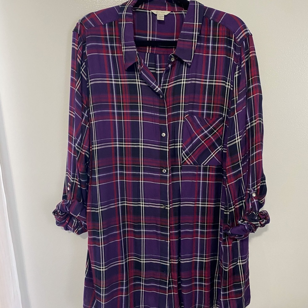 Purple flannel